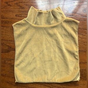 Mustard Yellow Mock Neck Dickey